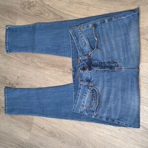 sac307🧵High Rise Skinny Jeans w/28.5" Inseam Seven7 Tummy Less Denim Jeans